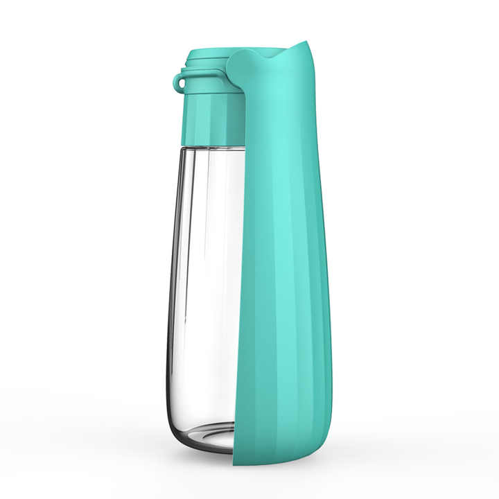 NNEDSZ Green Portable Dog Water Bottle - Leak-Proof Travel Pet Hydration Solution